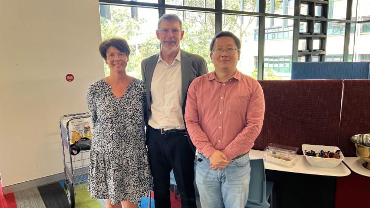 2021 Statistical Science Lecture organisers: Karin Karr, Noel Cressie, Yi Cao (from left to right)