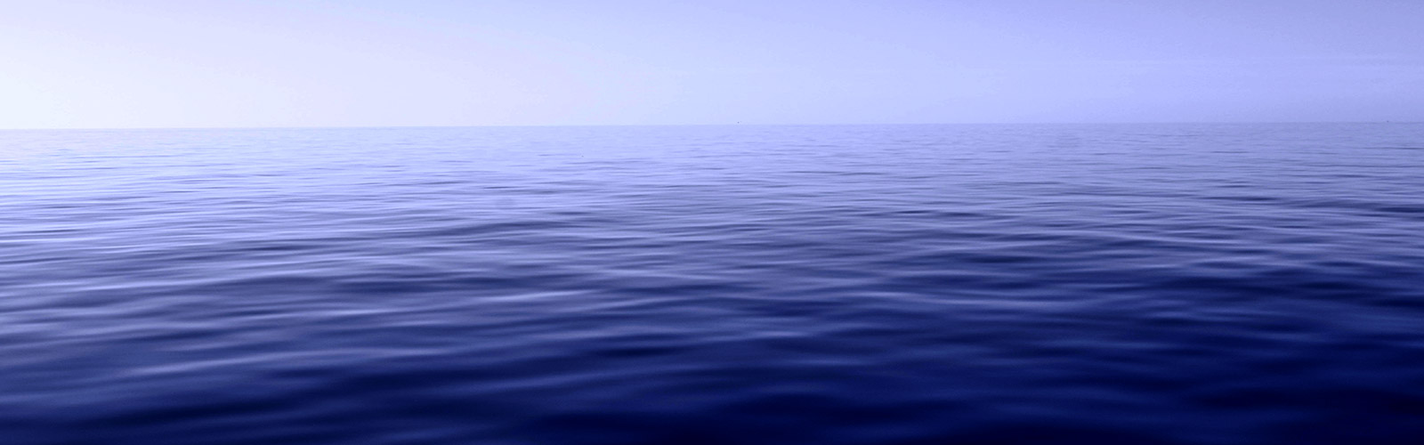 Open ocean with rippled waters