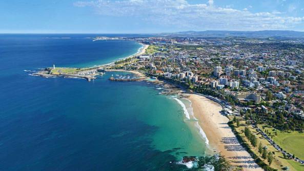 The city of Wollongong, which was gazetted 50 years ago in 2020. 