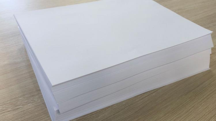 A pile of print and copy paper
