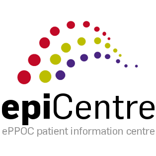 Square logo of epicentre white background