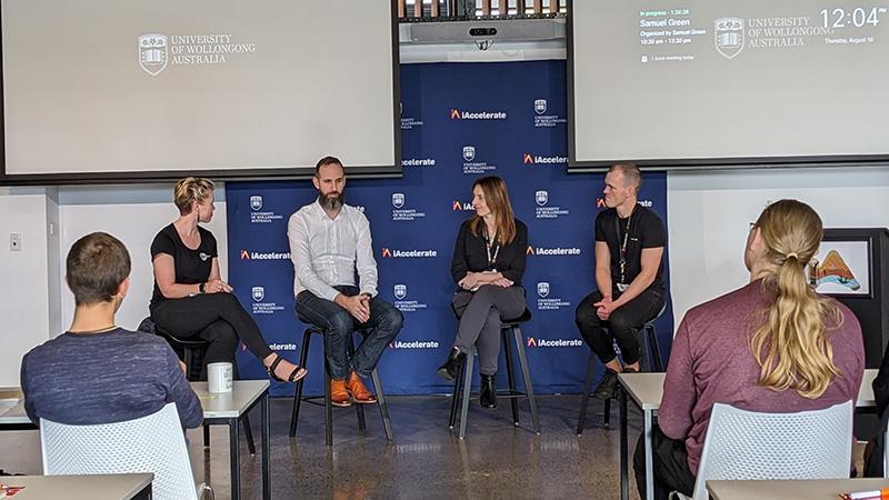 Robyn Dawson (gridsight), Michael Burton (Binary Tech), Linda Armstrong (Sicona Battery), Samuel Green (iAccelerate)