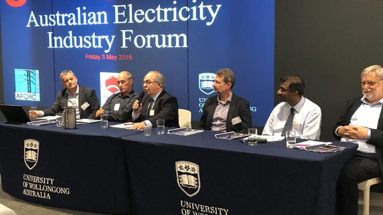 Panel members at the Australian Electricity Industry Forum