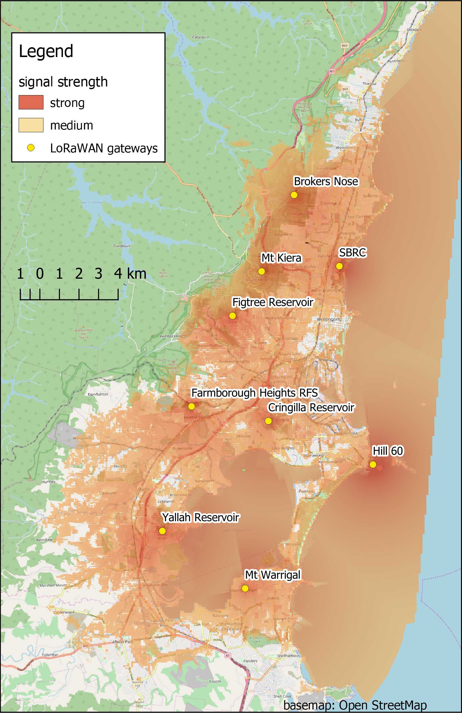 Digital Living Lab Gateway Coverage