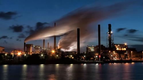 Anthony_Kerr_Industry_BlueScope_Wollongong_evening_night