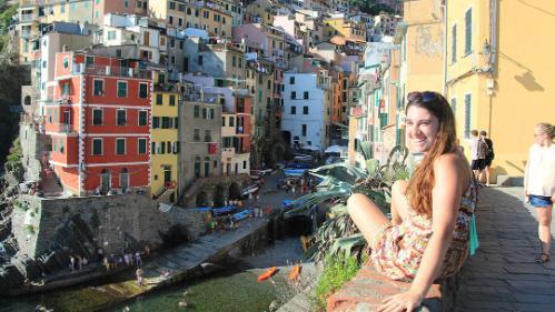 Student on exchange Natalie Zagaglia - Cinque Terre, Italy