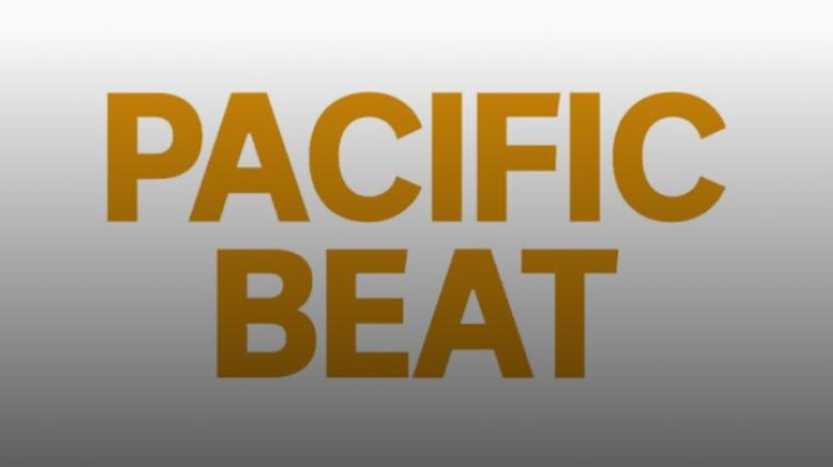 Pacific beat radio station holding screen