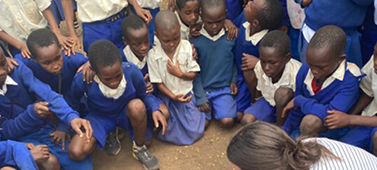 Students in Tanzania