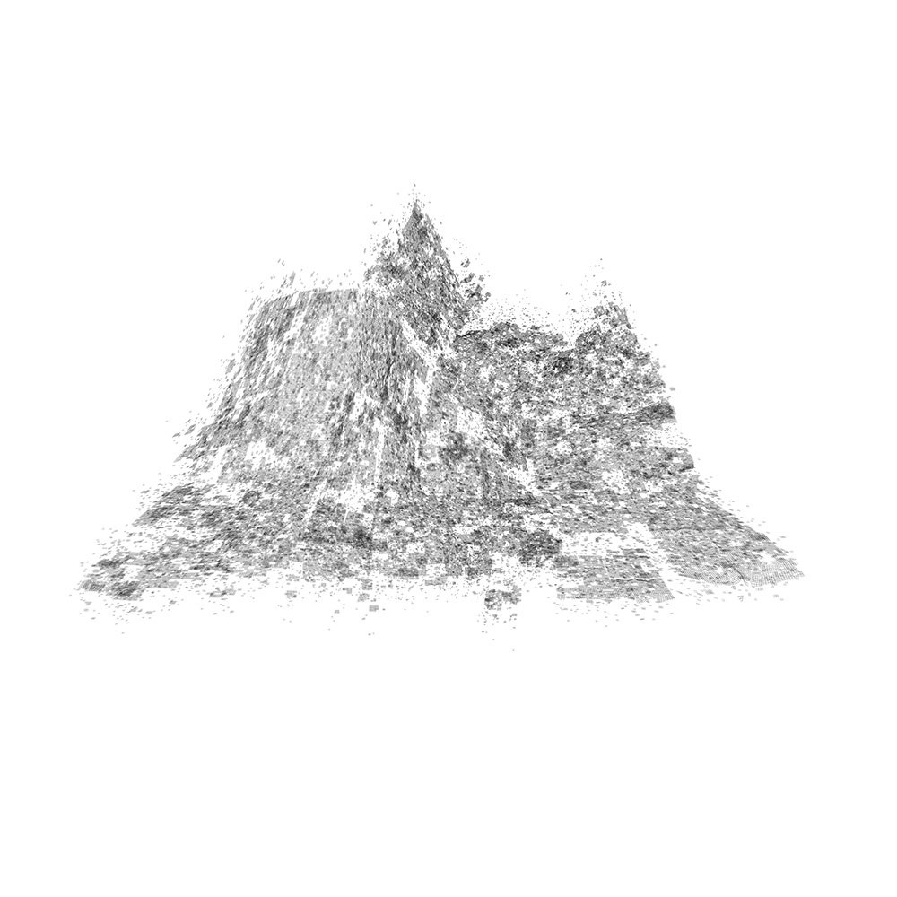 Brogan Bunt, Artists digital impression of peaks in Antarctica