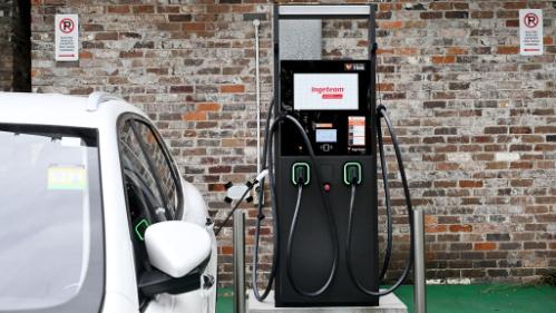 Electric Vehicle charge station innovation campus 2025