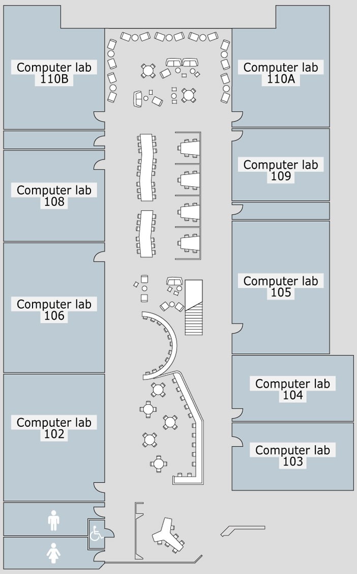 graphic of labs layout