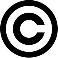 Copyright all rights reserved icon