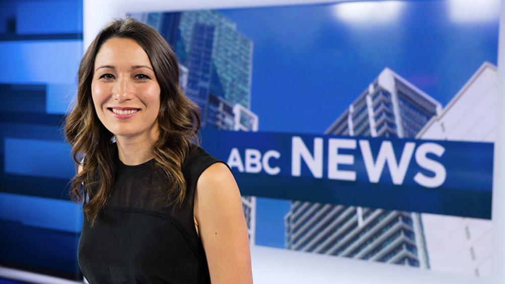 Kumi Taguchi at ABC TV news desk