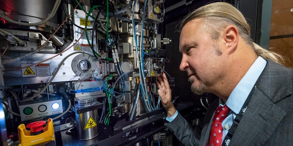 Australia’s most advanced and powerful microscope, capable of visualising down to the level of individual atoms
