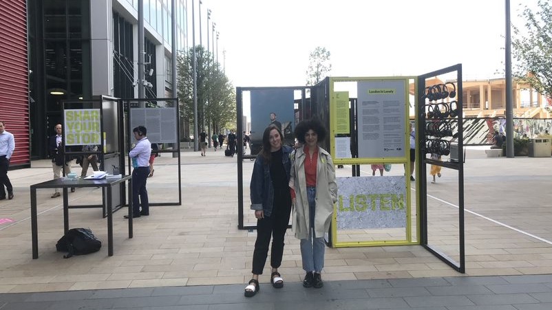 Tessa and Irene in London