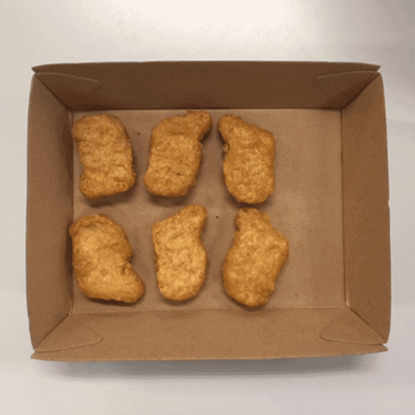 Animated picture of a box of 7 chicken nuggets