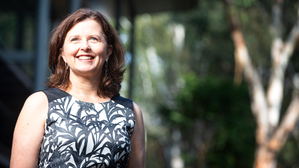 Professor Eleanor Beck smiling.