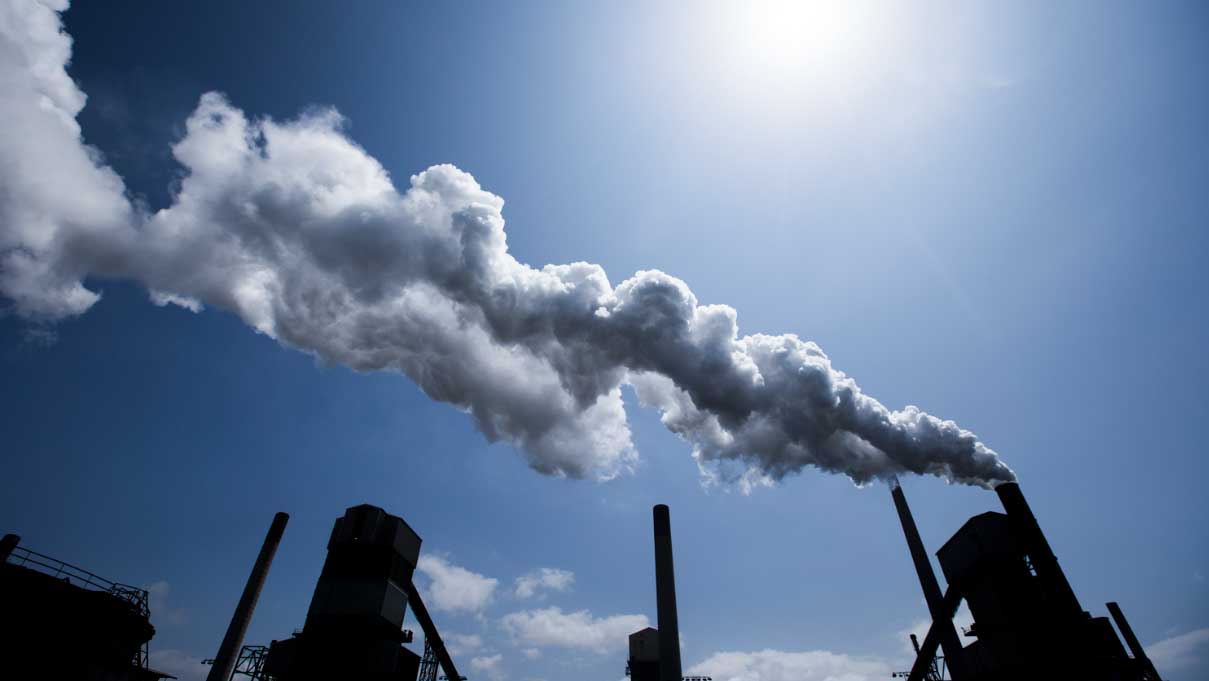 heavy industry smoke emissions