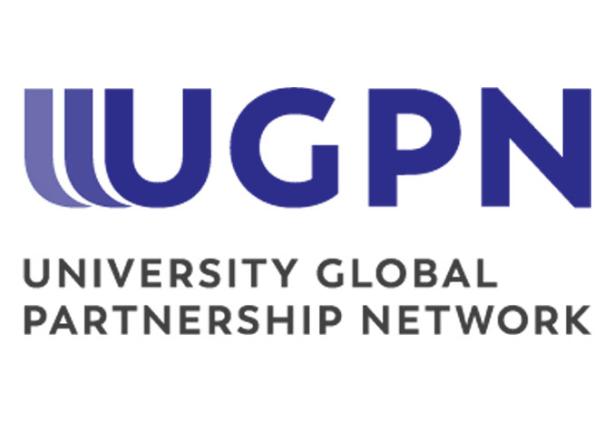 UGPN logo blue and grey