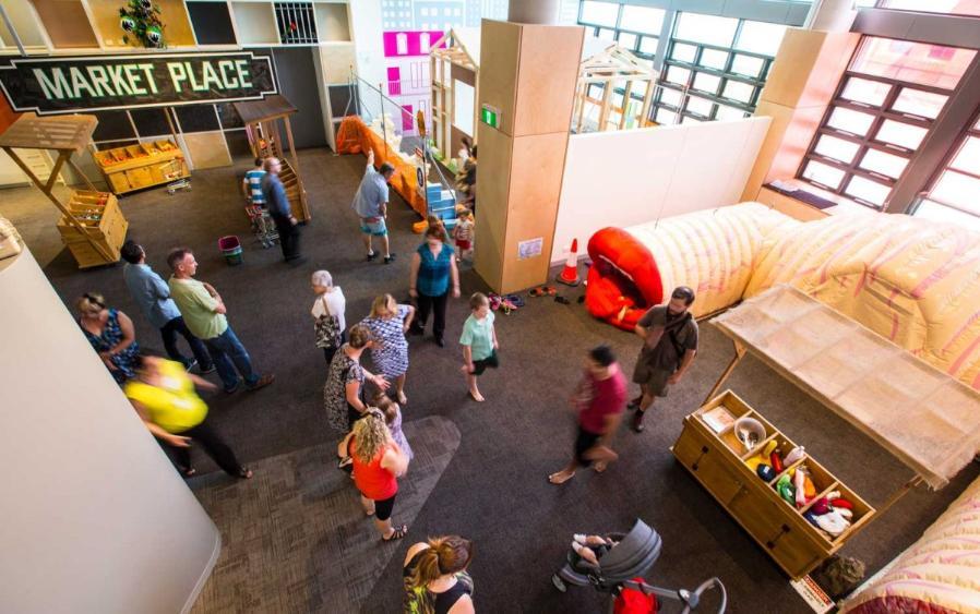 Children enjoy play time at UOW Early Start Discovery Space