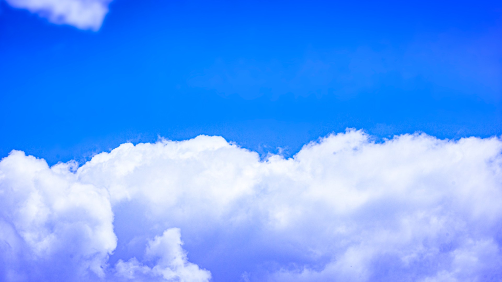 Image of clouds and blue sky
