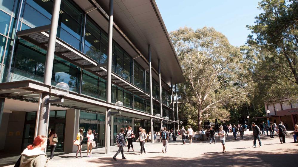 Exterior shot of UOW Library