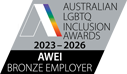 AWEI LGBTQ inclusion awards logo