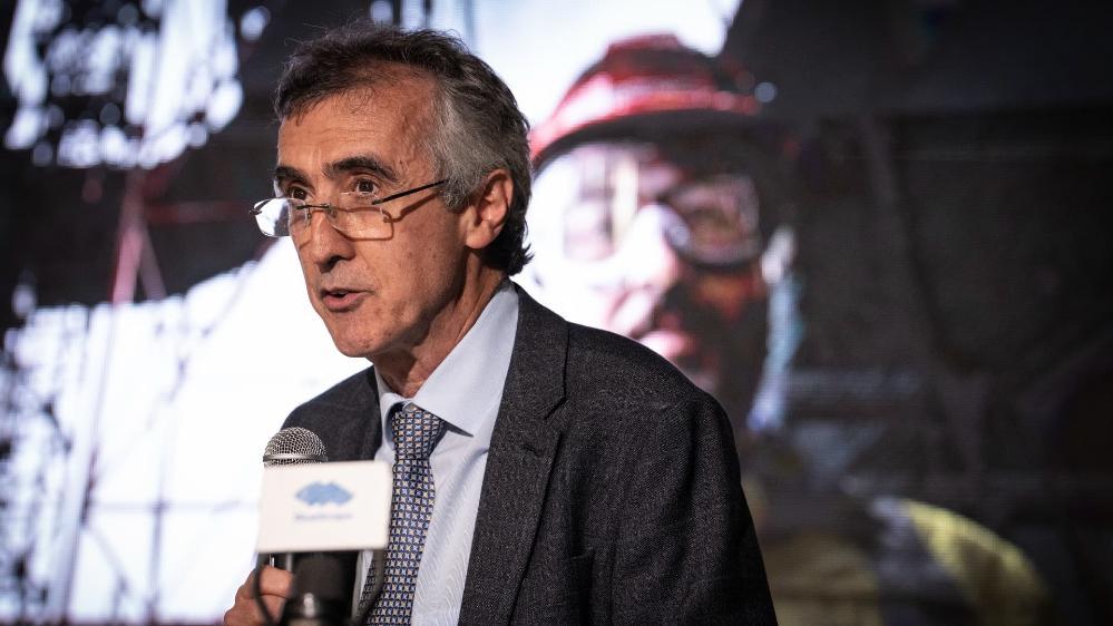 Dr Paul Zulli speaks at the launch of the ARC Steel Research Hub. Photo: Paul Jones