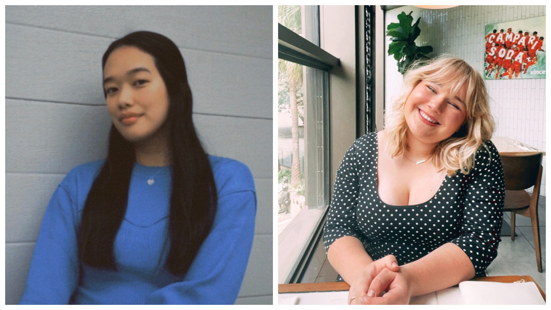 UOW creative writing students Trish Llorando and Anna Moore have received scholarships to attend the ATYP National Studio