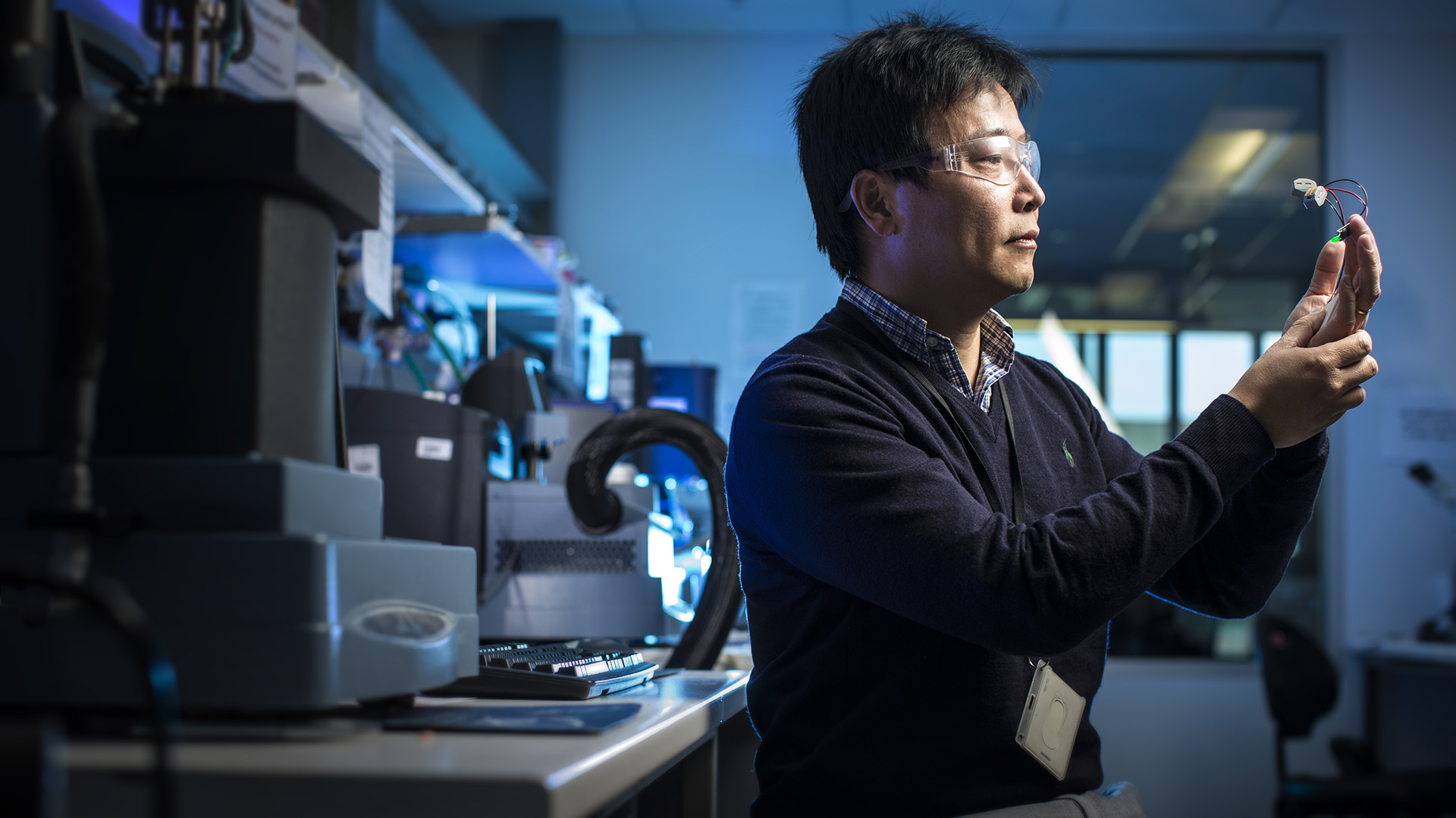 Professor Jun Chen from the Intelligent Polymer Research Institute (IPRI). Picture: Paul Jones