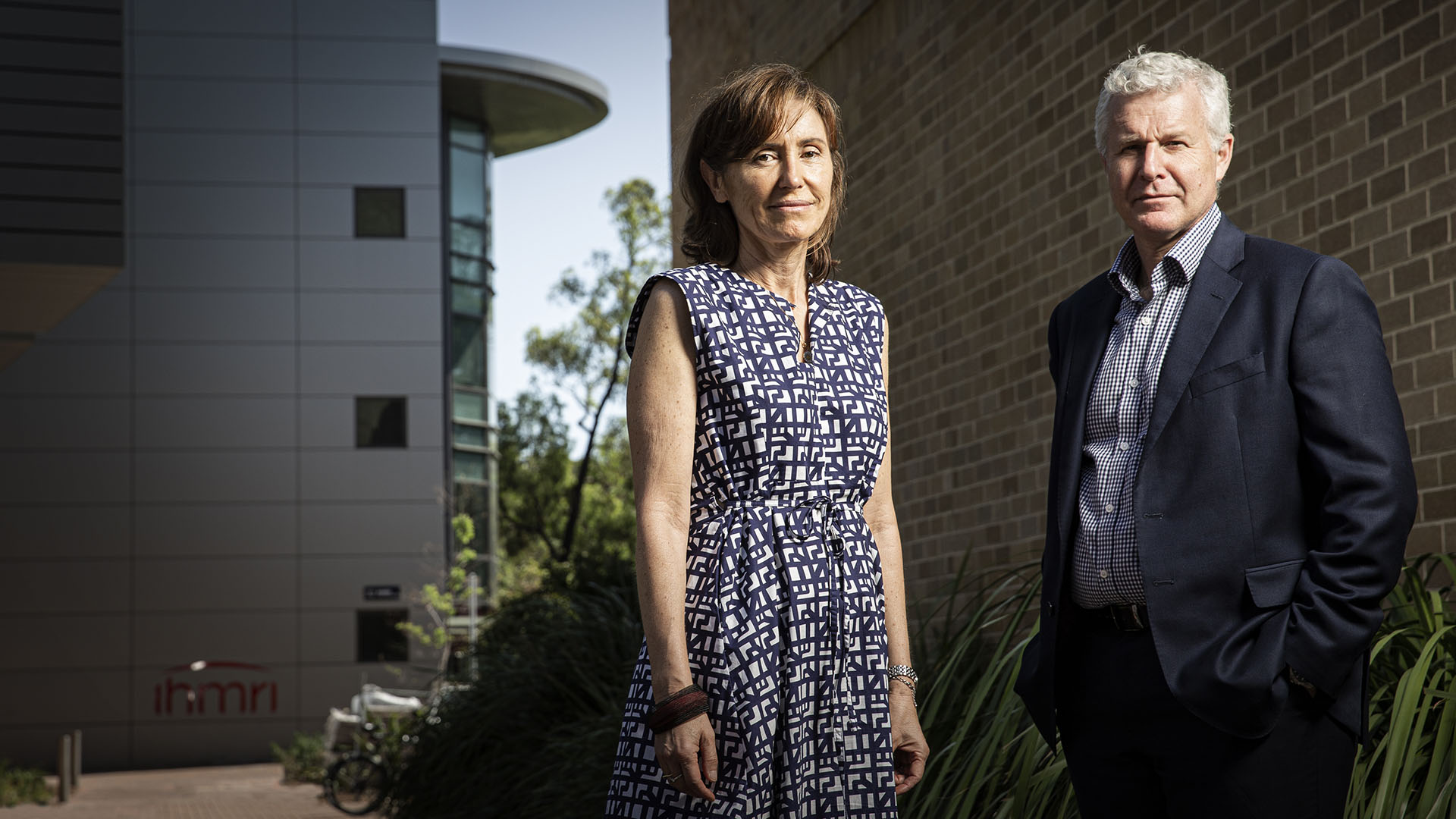Professor Marie Ranson from the School of Chemistry and Molecular Bioscience and Associate Professor Bruce Ashford from the School of Medicine