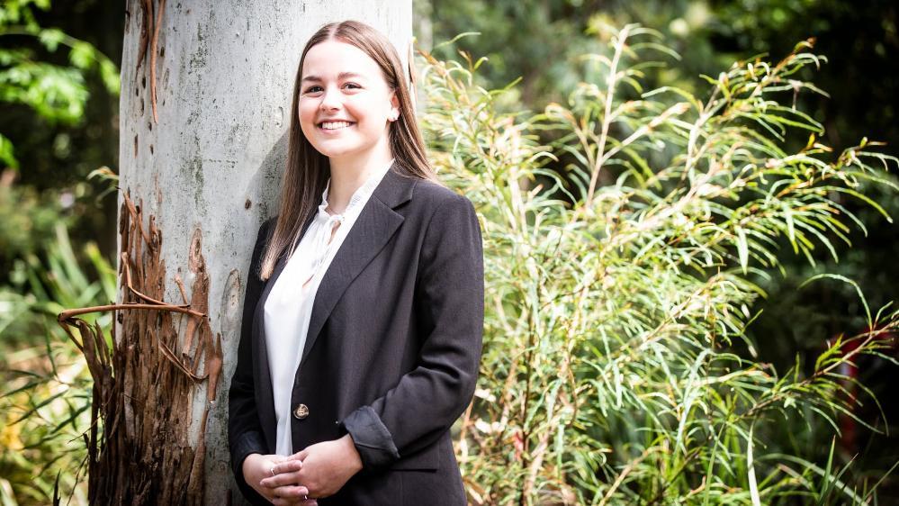 Student Holly Gregory, who is a New Colombo Plan Scholar. Photo: Paul Jones