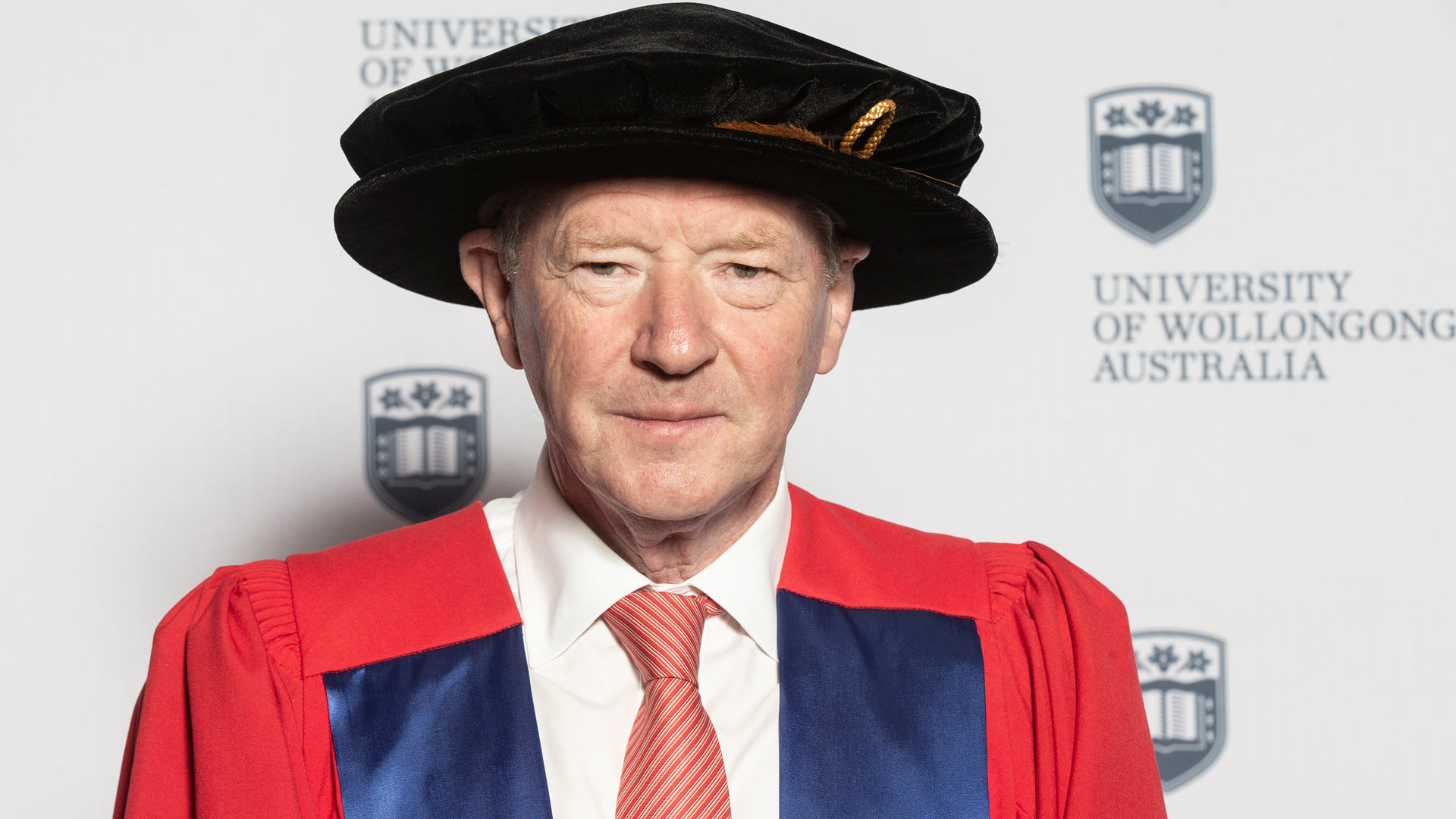 Honorary Doctorate recipient Dr Ian James Watt AC. Photo: Paul Jones