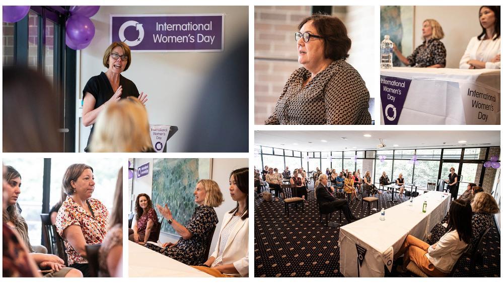 A collage of images from the UOW International Women's Day 2021 celebration