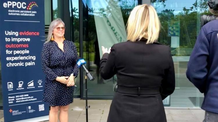 Janelle White, Acting Director of the electronic Persistent Pain Outcomes Collaboration (ePPOC) at the University of Wollongong interviewed during pain week