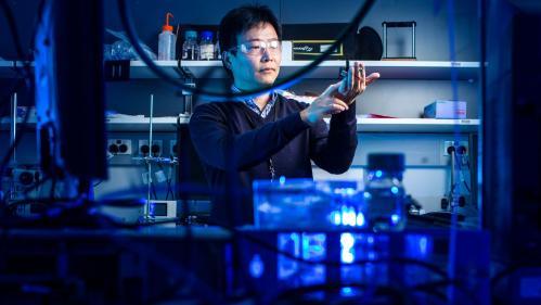 Senior Professor Jun Chen from the Intelligent Polymer Research Institute (IPRI). Picture: Paul Jones