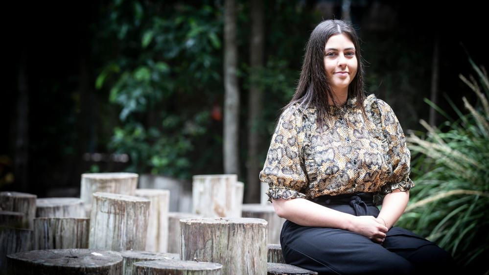 Student Kathleen Taylor, who is a New Colombo Plan Scholar. Photo: Paul Jones