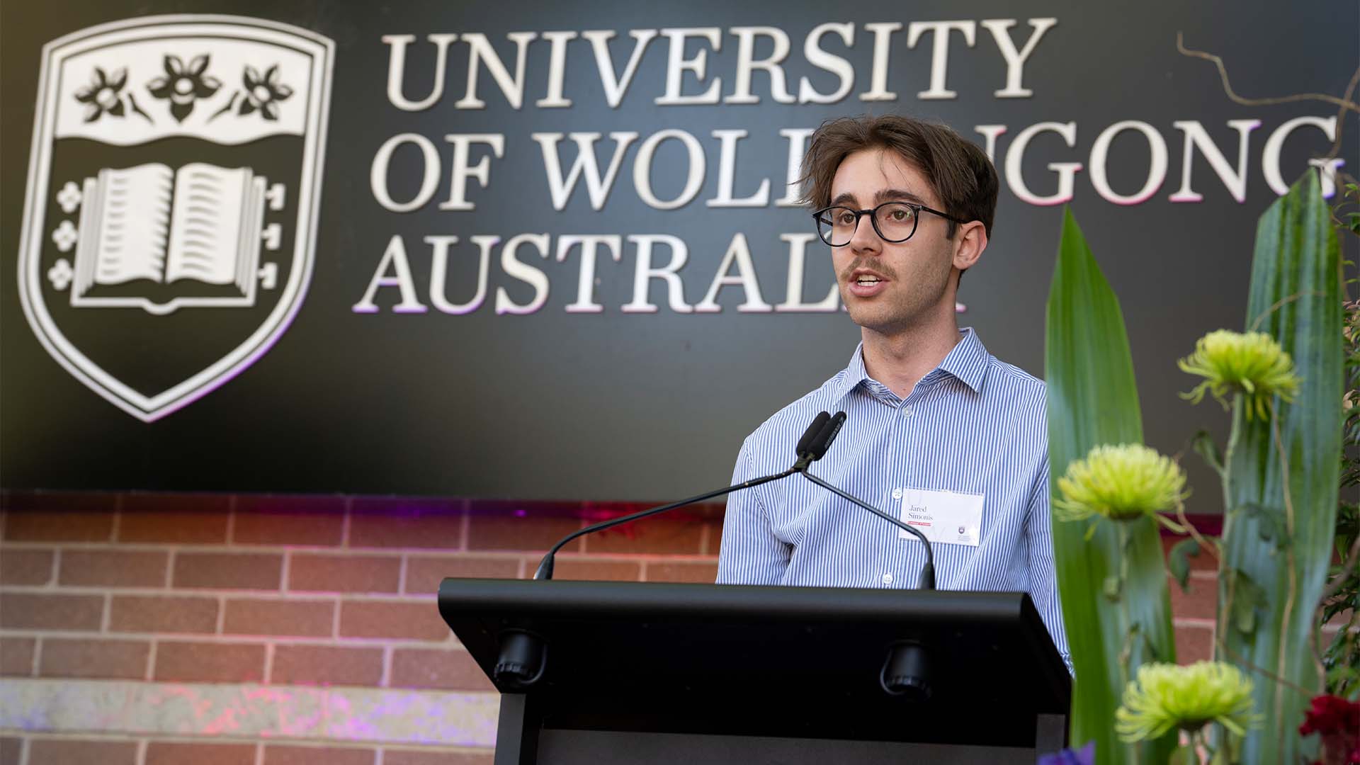 Jared Simonis UOW student