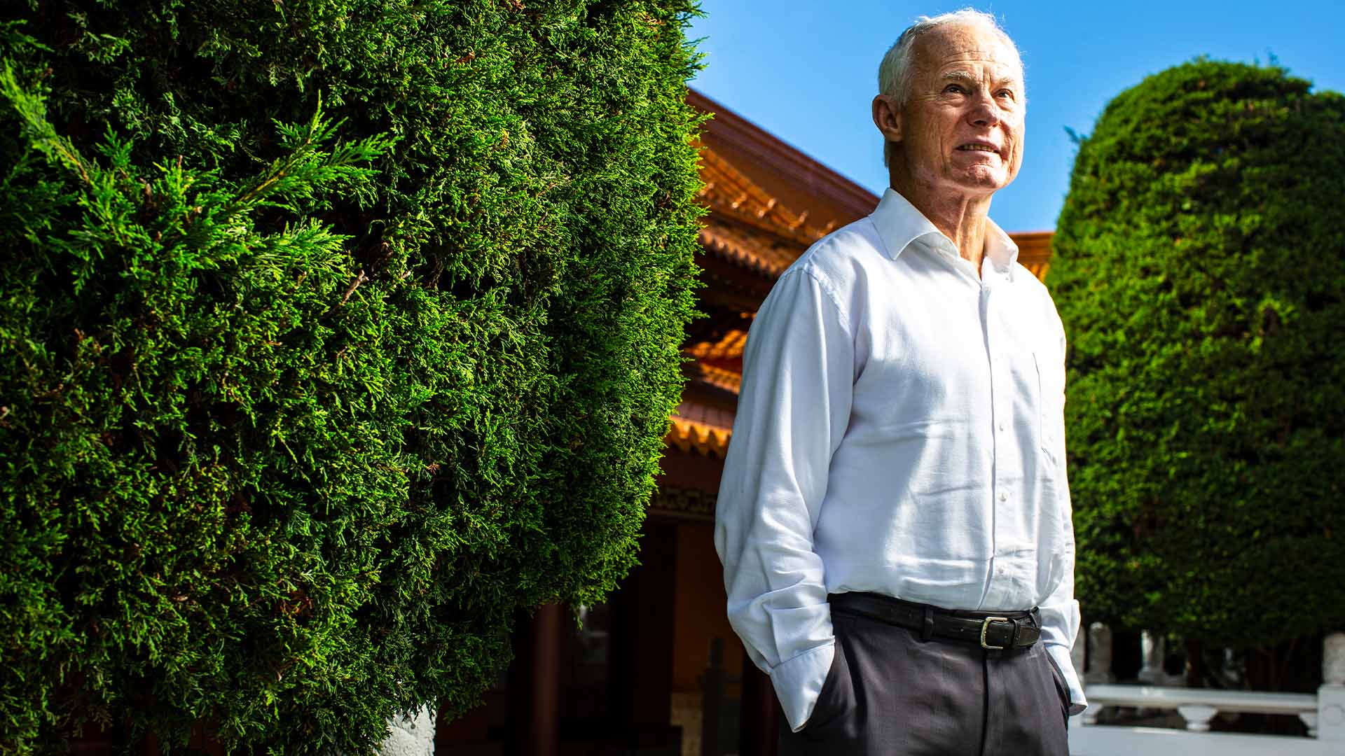 Professor Bill Lovegrove at Nan Tien Temple