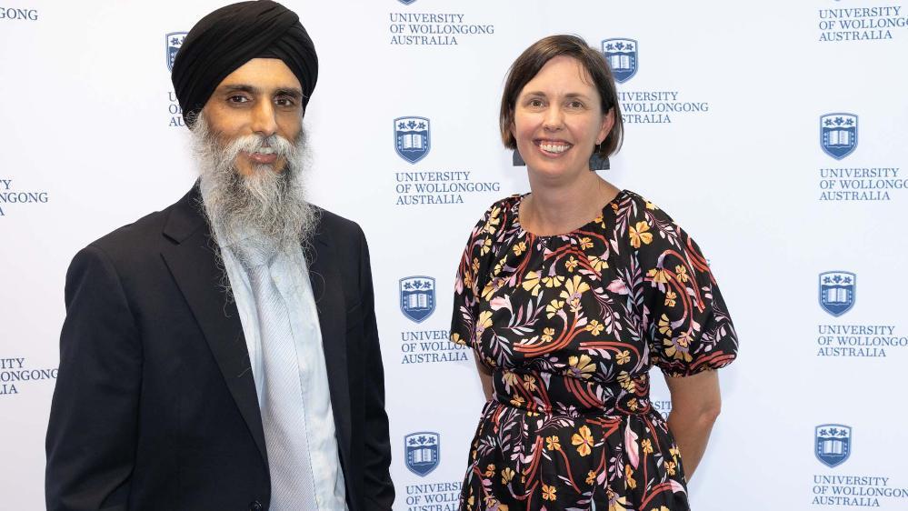 Two new appointments at UOW: Professor Singh and A/Professor Voyer