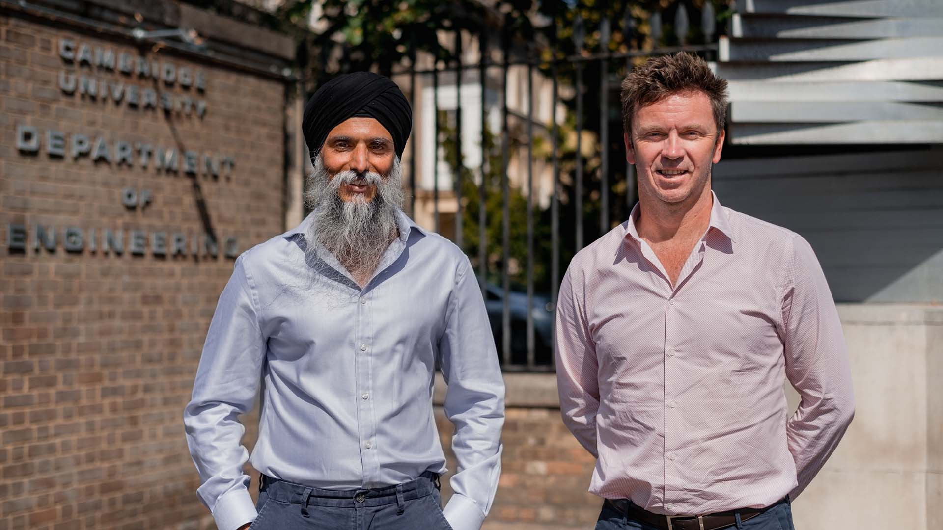 Professor Sumeetpal Singh and Tim Berry