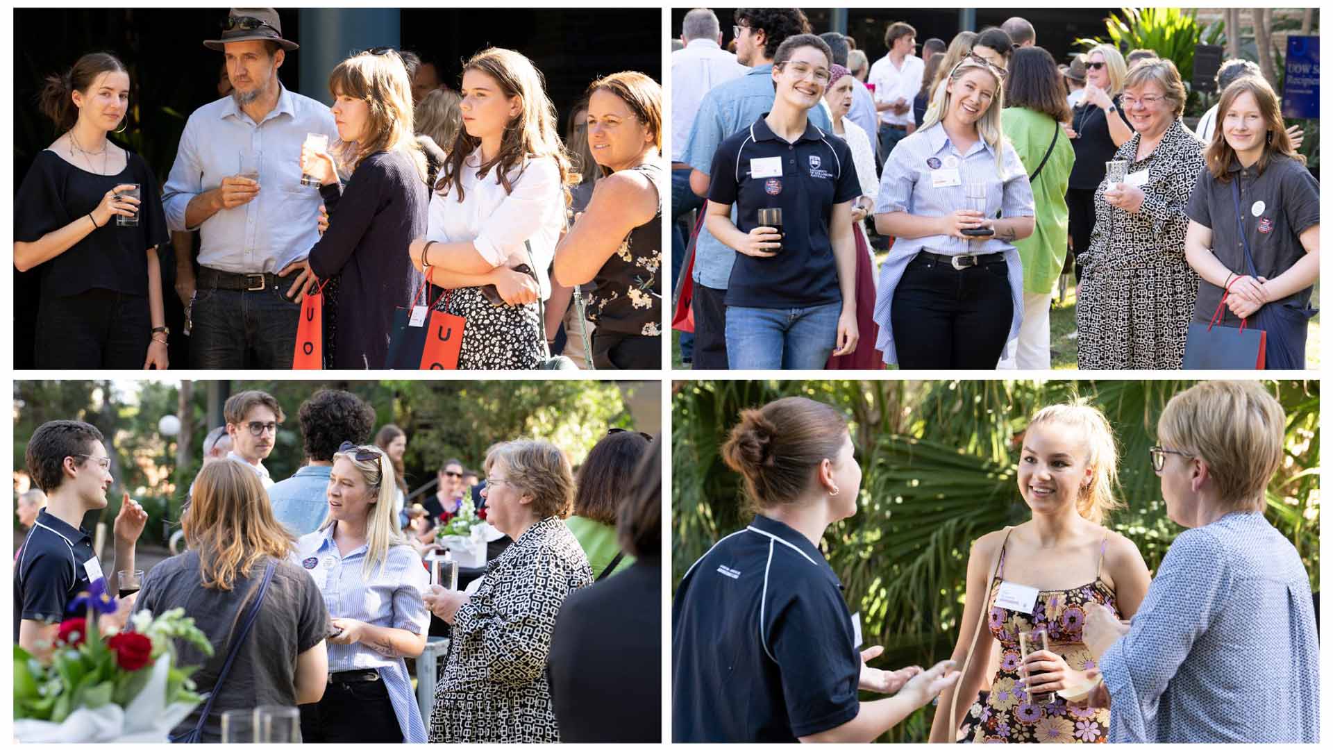 Future students and staff at Scholarship Recipient Reception