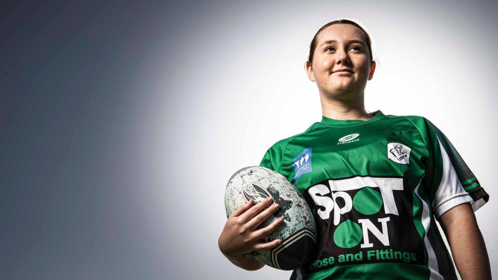 First female recipient of rugby league scholarship