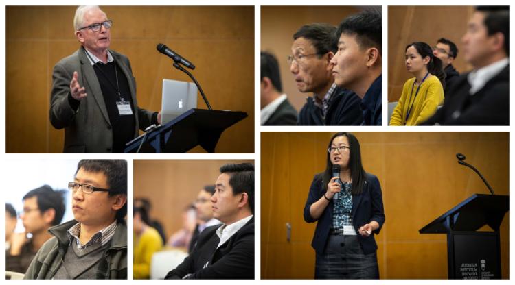 Collage of images from the 2019 Joint Research Workshop