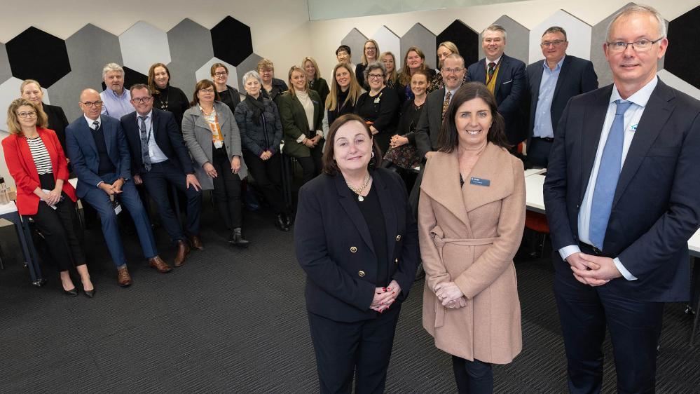 Vice-Chancellor Professor Patricia Davidson and other senior UOW leaders met with health and wellbeing industry and TAFE NSW leaders TAFE NSW for a discussion on Regional Skills and Training Needs in Health and Wellbeing
