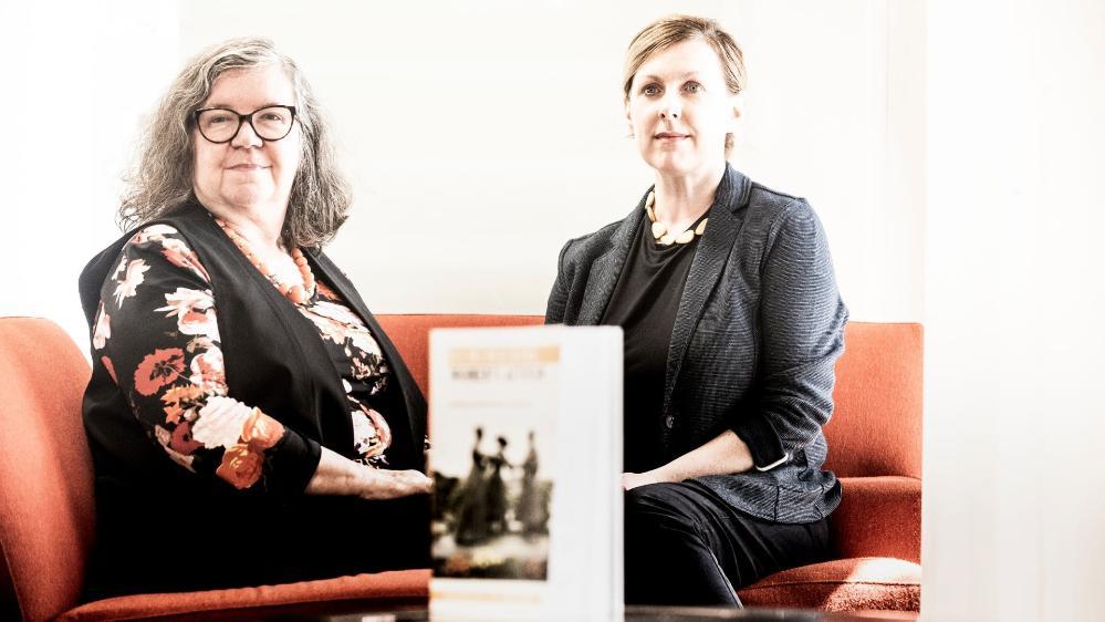 Emeritus Professor Vera Mackie and Associate Professor Sharon Crozier De Rosa launch their book on Remembering Women's Activism in 2019. Photo: Paul Jones