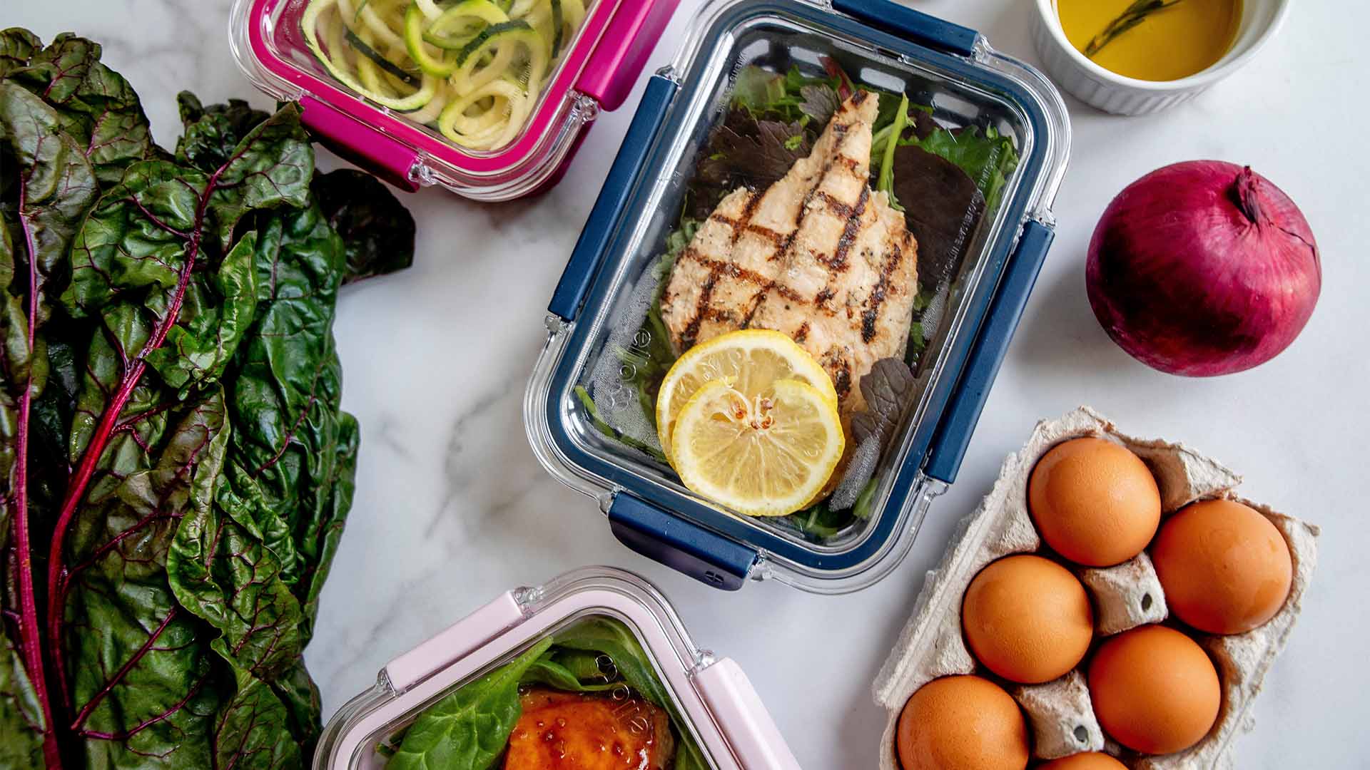 Healthy food display