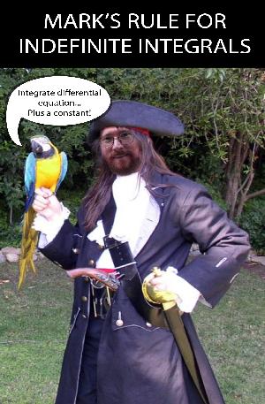 Mark as a pirate complete with parrot. June 2008.